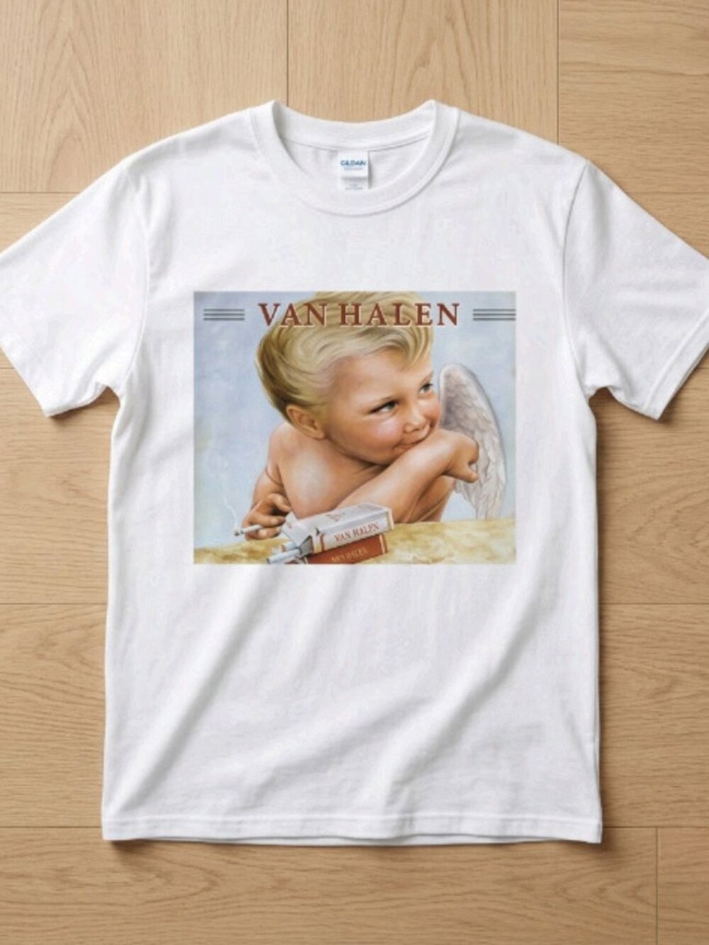 Van Halen 1984 Album Cover White T-Shirt S-4XL